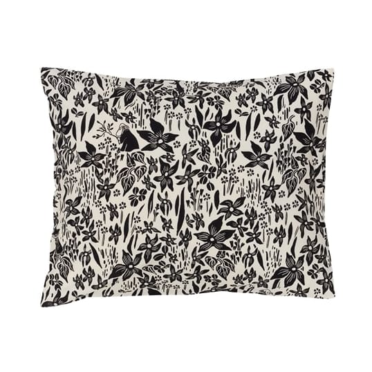 Muumi tyynyliina 50 x 60 cm - Lilja musta-valkoinen - Arabia