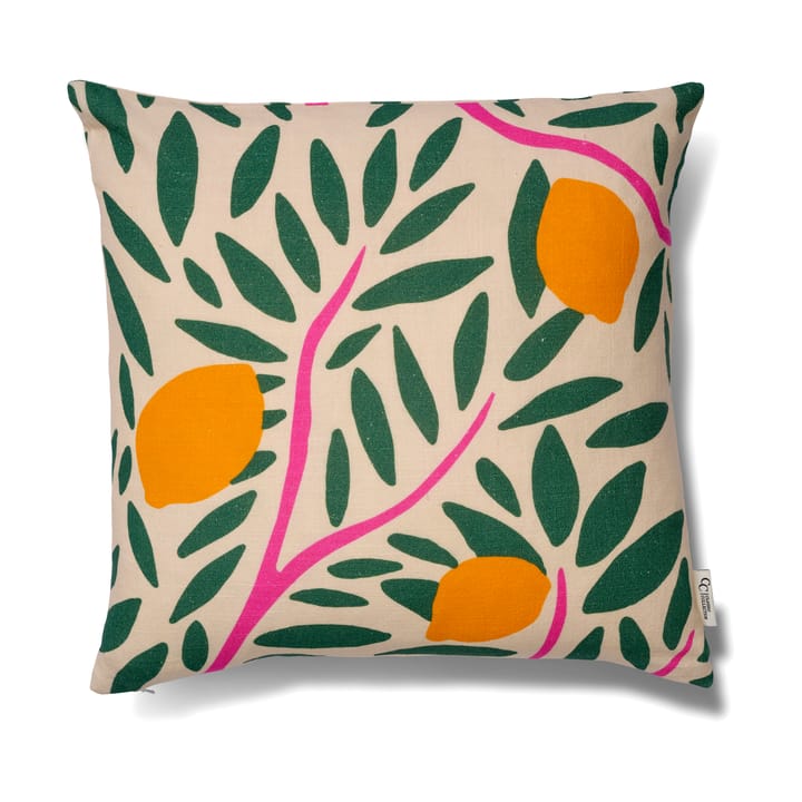 Sunny citrus tyynynpäällinen 50x50 cm - Vihreä - Classic Collection