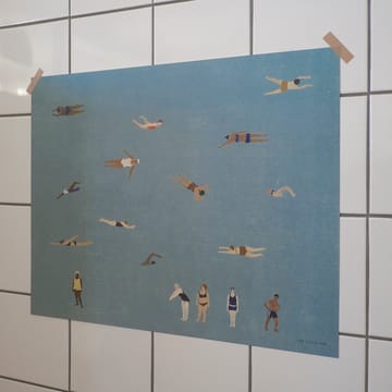 Swimmers juliste - 40x50 cm - Fine Little Day