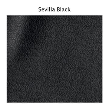 Haga 3-istuttava sohva - Nahka sevilla musta, metallijalat - 1898