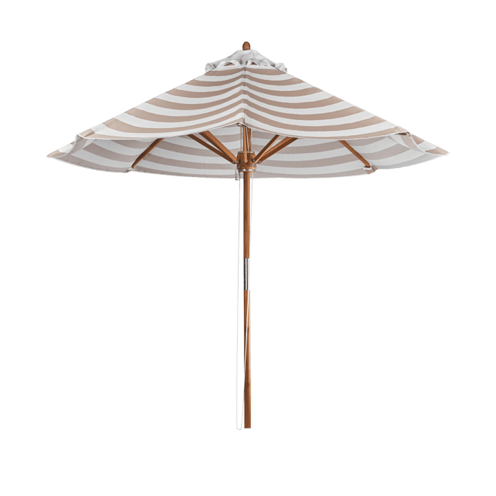 Hisshult aurinkovarjo Ø270 cm - Beige stripe-teak - 1898