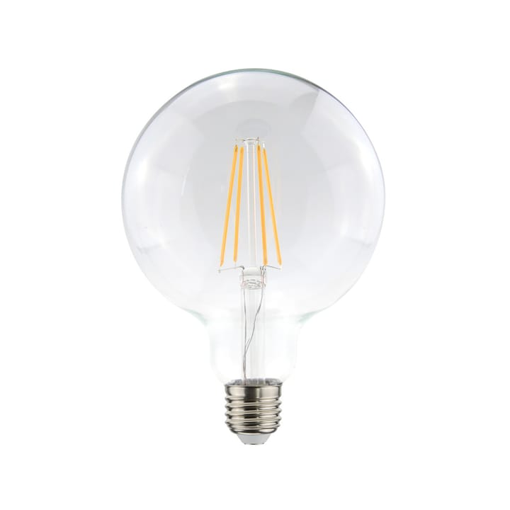 Airam Filament LED-globi 125mm valonlähde - selvä, himmennettävä e27, 4w - Airam