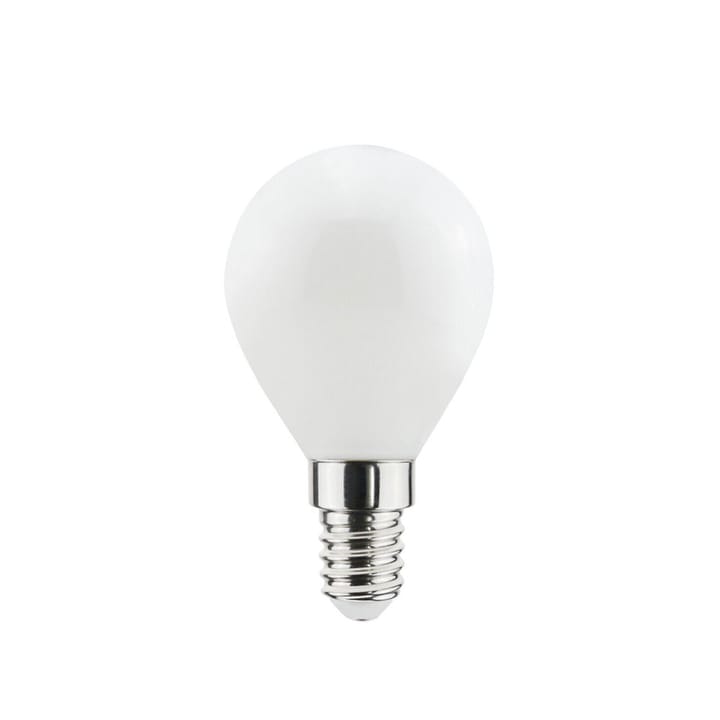 Airam Filament LED-klot E14 valonlähde - opal, p45, himmennettävä - Airam