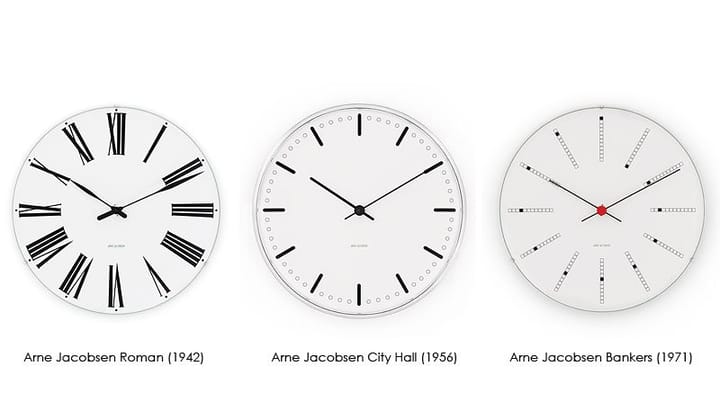 Arne Jacobsenin City Hall kello - Ø 160 mm - Arne Jacobsen Clocks