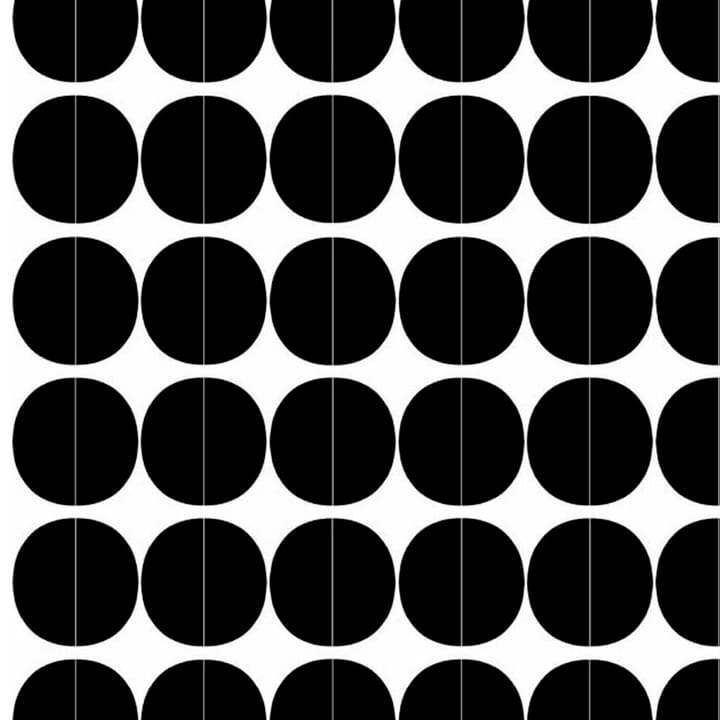 Lane kangas - mustat ympyrät - Arvidssons Textil