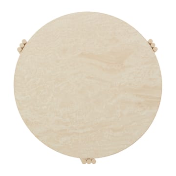 Tribus sohvapöytä Ø 60 cm - Light Sand-travertine - AYTM