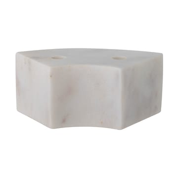 Florida kynttilänjalka 14,5x6x7,5 cm - White marble - Bloomingville
