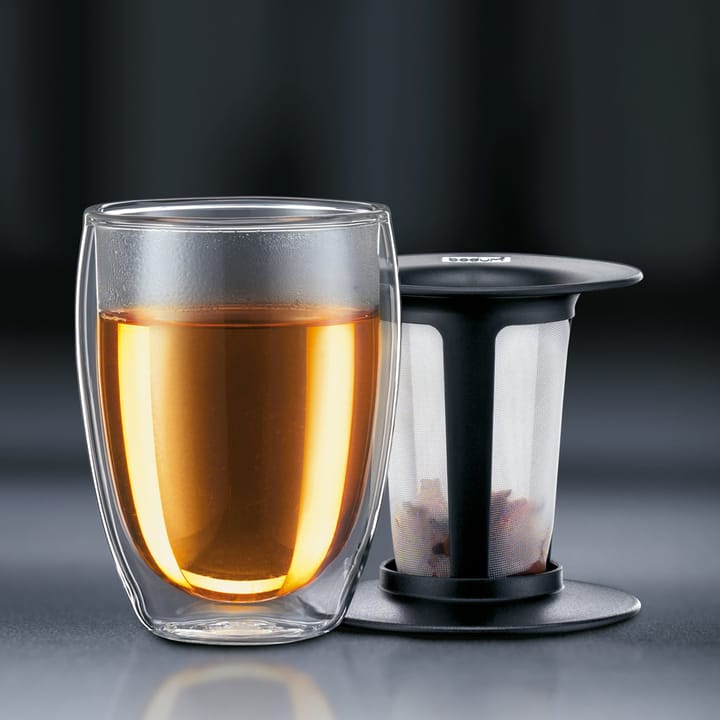 Tea For One lasi teesihdillä - musta - Bodum