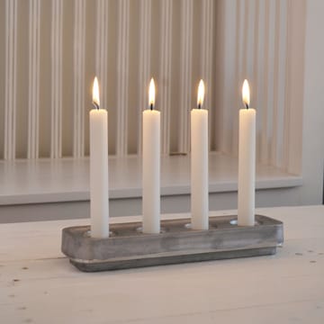 Stumpastaken pitkänomainen kynttilänjalka - 8,5x29,5 cm - Born In Sweden