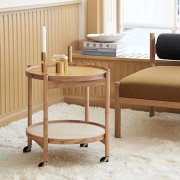 Bølling Tray Table model 50 -rullapöytä - Base, mustaksi lakattu tammirunko - Brdr. Krüger