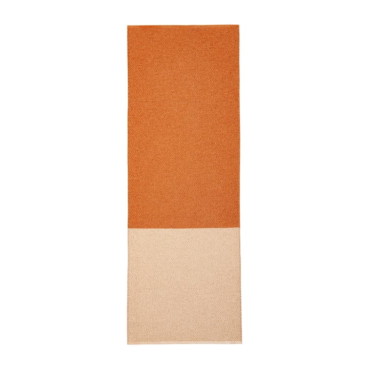 Moor matto cream (cremevalkoinen-terrakotta) - 70x300 cm - Brita Sweden