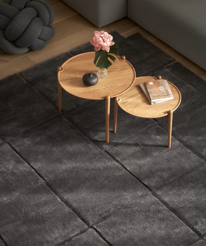 Basket matto, tummanharmaa - 245 x 245 cm - Design House Stockholm