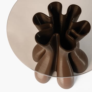 Anemone sivupöytä Ø50 cm - Chocolate - Ekbacken Studios