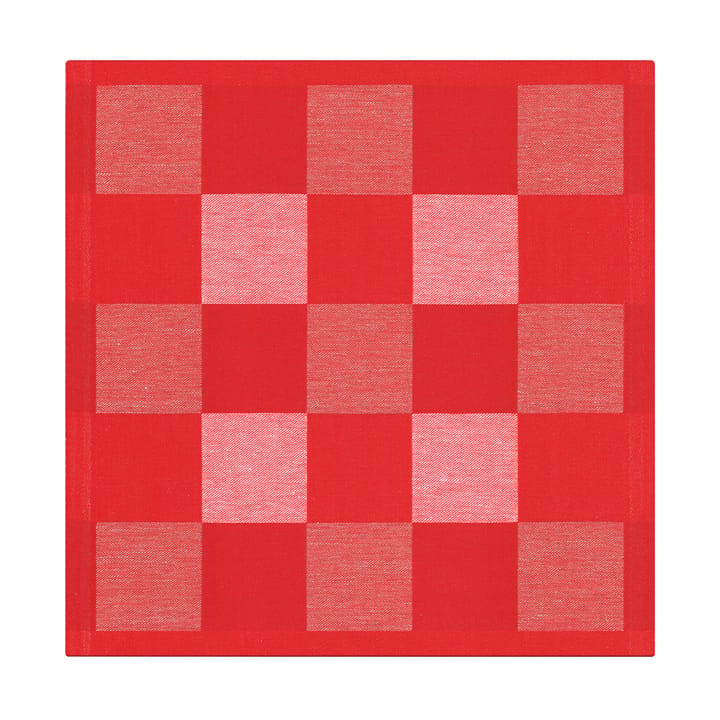 Schack lautasliina punainen - 35 x 35 cm - Ekelund Linnev�äveri