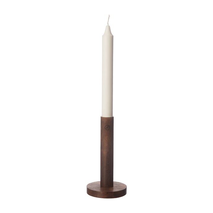 Ernst kynttilänjalka, puuta 15 cm - Tummanruskea - ERNST