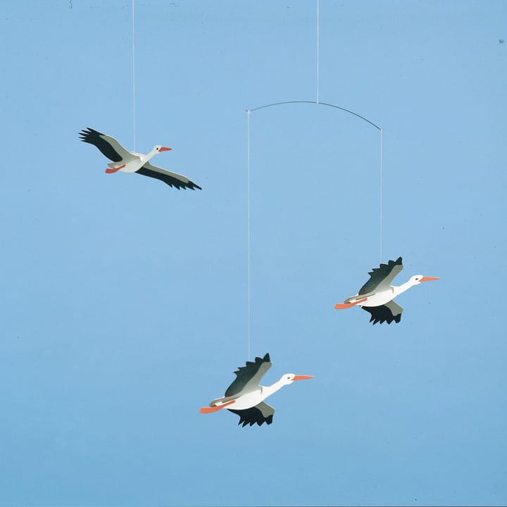 Lucky storks -mobile - monivärinen - Flensted Mobiles