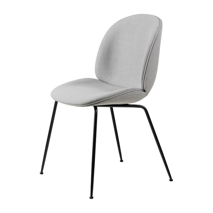 Beetle dining chair fully upholstered conic base - Remix 3 nro 123-black - GUBI