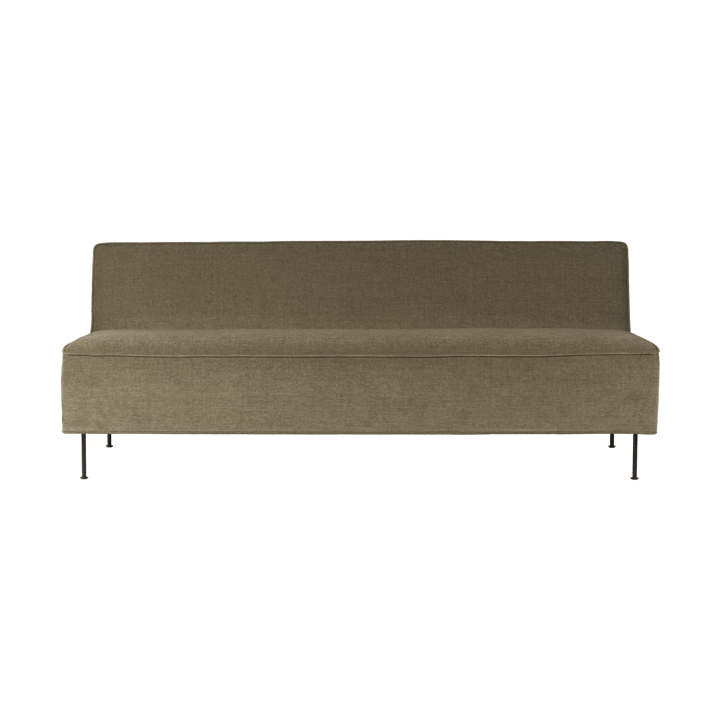 Modern Line -sohva 180 x 83 x 70 cm - Belsuede special FR 002-black - GUBI