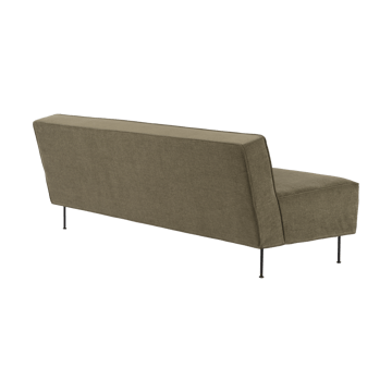 Modern Line -sohva 180 x 83 x 70 cm - Belsuede special FR 002-black - GUBI