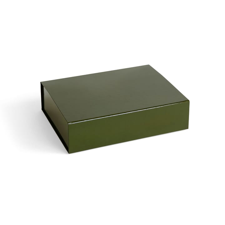 Colour Storage S kannellinen laatikko 25,5x33 cm - Olive - HAY
