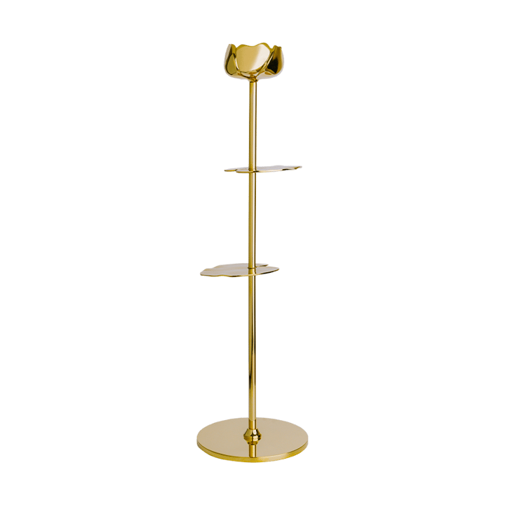 Ninfea Alta kynttilänjalka 35 cm - Messinki - Hilke Collection