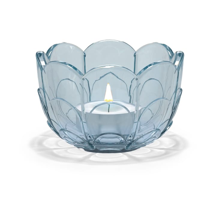 Lily kynttilänjalka Ø7 cm - Blue iris - Holmegaard