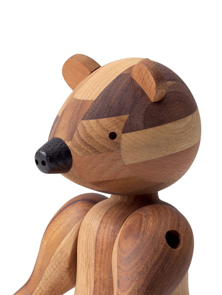 Kay Bojesen puinen karhu juhlavuoden julkaisu mixed wood - Medium - Kay Bojesen Denmark