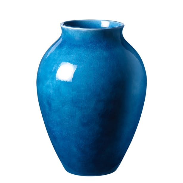 Knabstrup maljakko 20 cm - tummansininen - Knabstrup Keramik