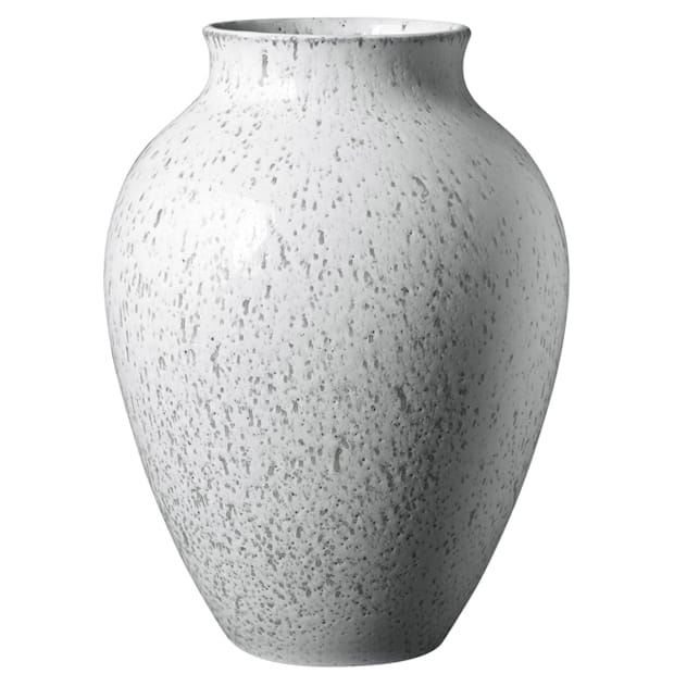 Knabstrup maljakko 27 cm - Valkoinen-Harmaa - Knabstrup Keramik