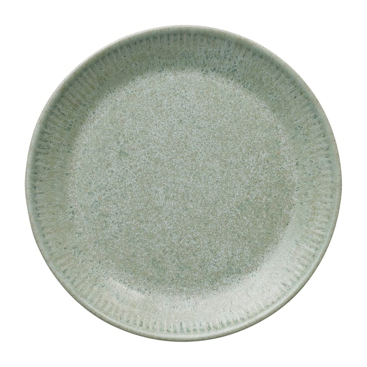 Knabstrup-ruokalautanen, oliivinvihreä - 19 cm - Knabstrup Keramik