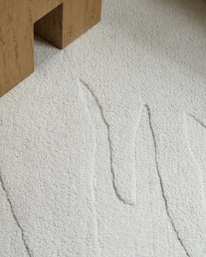 Nami villamatto - Bone White 180 x 270 cm - Layered