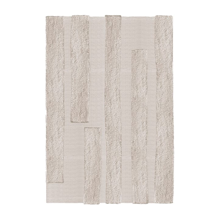 Punja Bricks -villamatto - Sand Melange, 180 x 270 cm - Layered