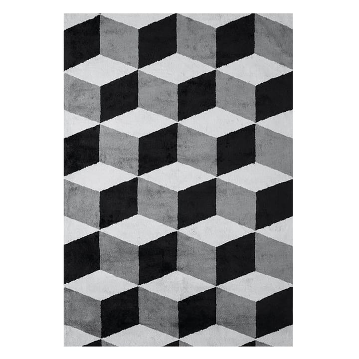 Viskoosi illusion matto, 160 x 250 cm - elephant gray (harmaa) - Layered