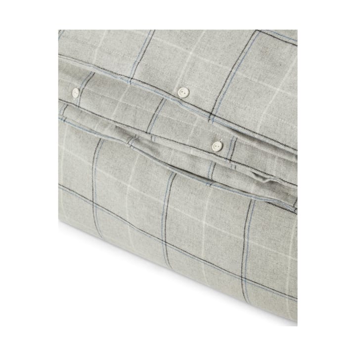 Checked Cotton Flannel pussilakana 150x210 cm - Light gray-dove - Lexington