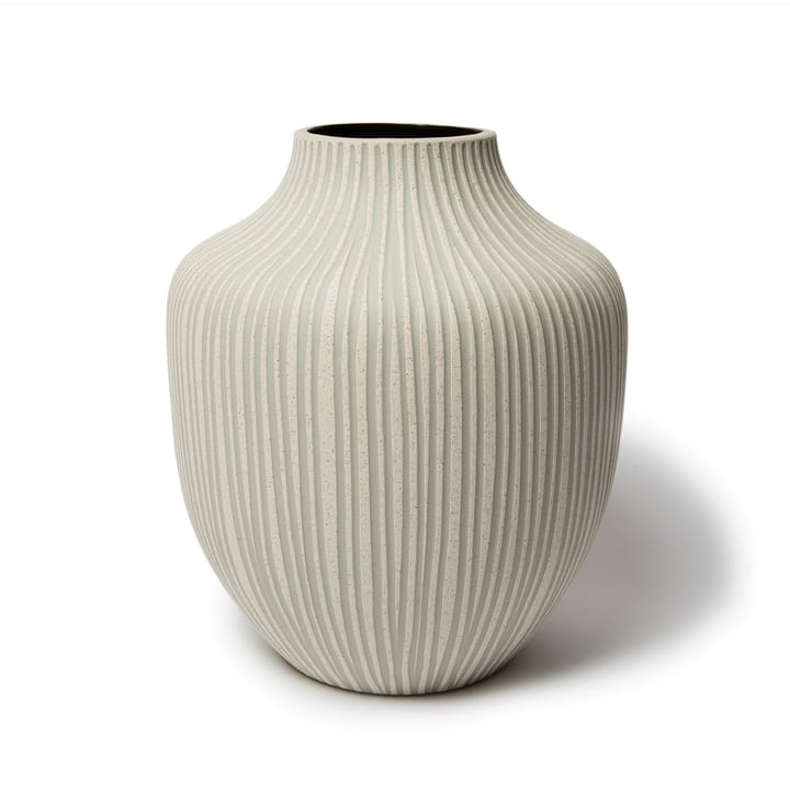 Kyoto vaasi - Sand white stone stripe - Lindform