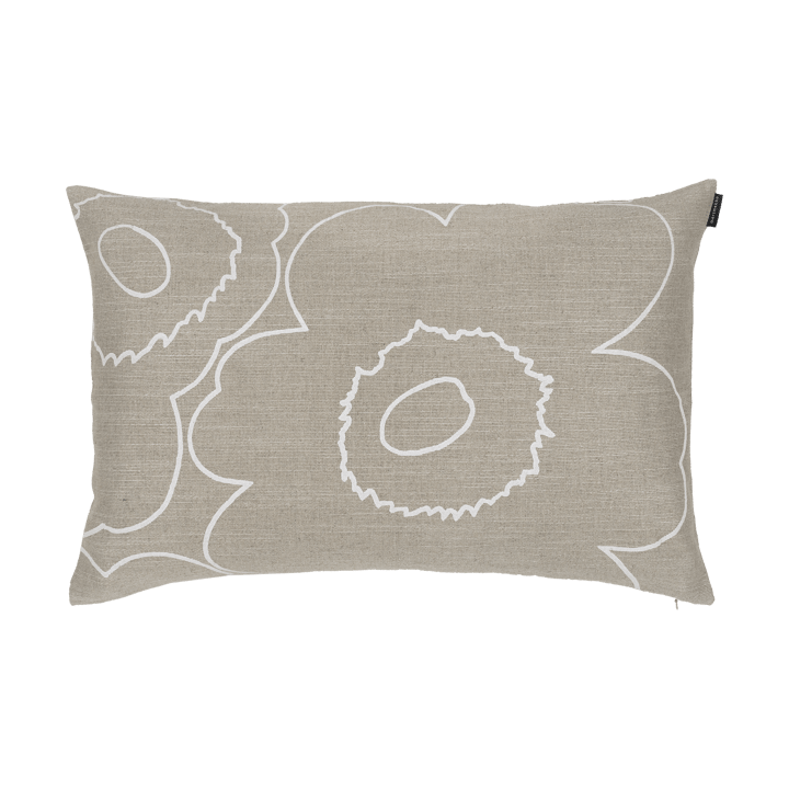 Piirto Unikko tyynynpäällinen 40x60 cm - Sand-white - Marimekko