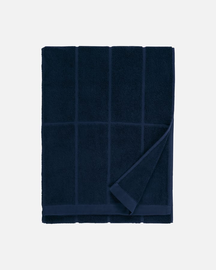 Tiiliskivi pyyhe 70x150 cm - Dark blue - Marimekko