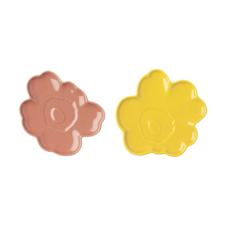 Unikko lautanen 13 cm 2 osaa - L. terra-spring yellow - Marimekko