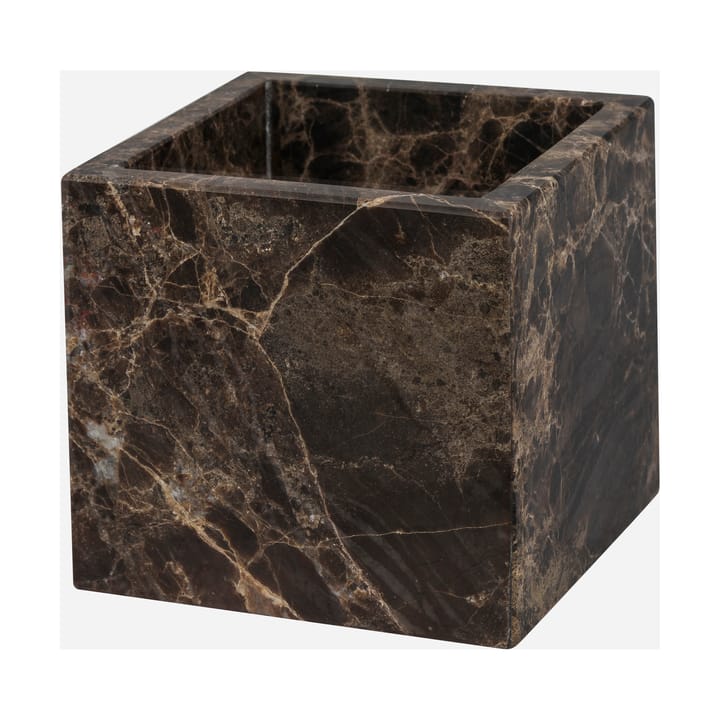 Marble kuutio 8,5x8,5 cm - Brown - Mette Ditmer
