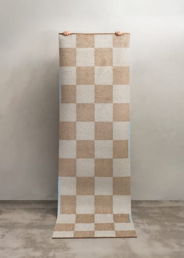 Square all-round käytävämatto - Camel, 77x240 cm - Mette Ditmer