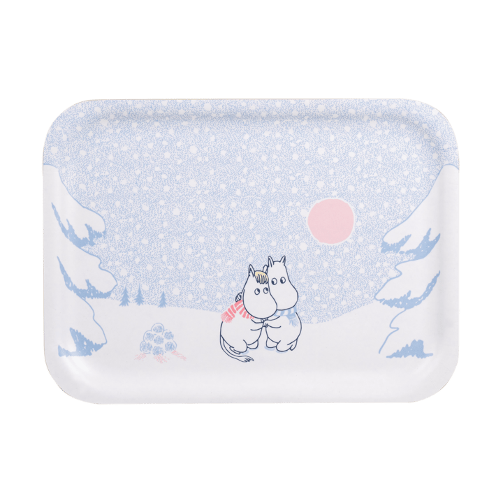 Moomin tarjotin 20x27 cm - Let it snow - Muurla
