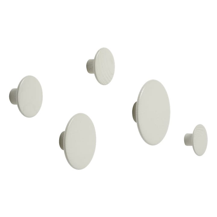 The Dots -vaatekoukku off white - Ø 6,5 cm - Muuto