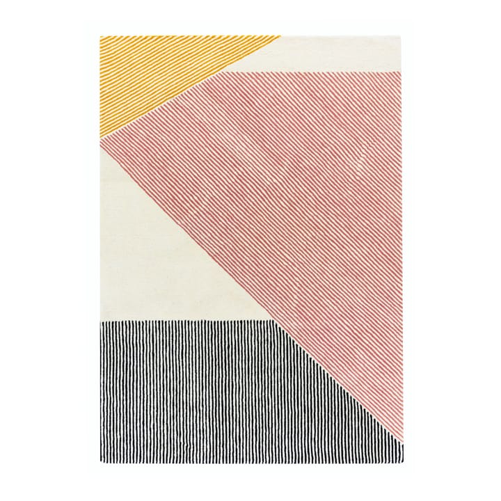 Stripes-villamatto, vaaleanpunainen - 170x240 cm - NJRD