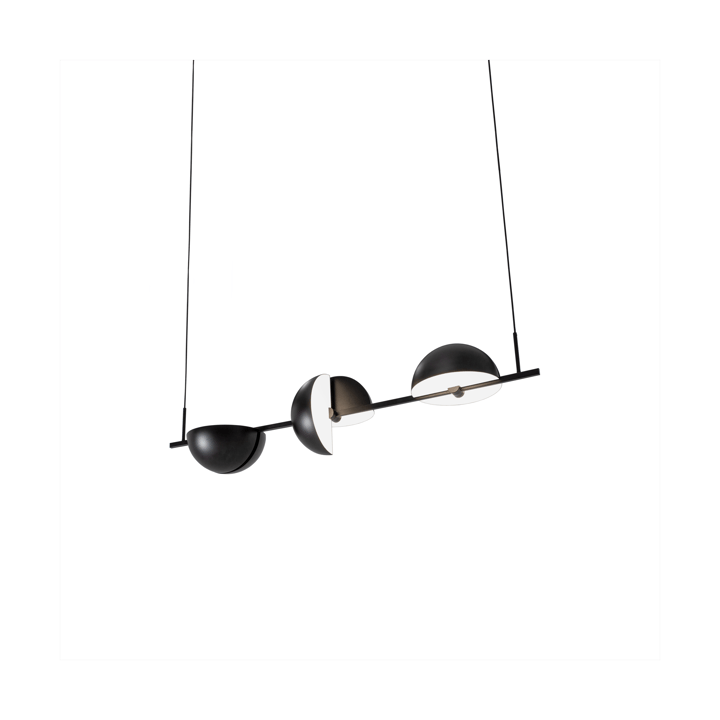 Trapeze triplette riippualaisin 140 cm - Musta - Oblure