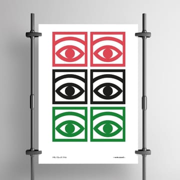 Ögon juliste värillinen - 50x70 cm - Olle Eksell