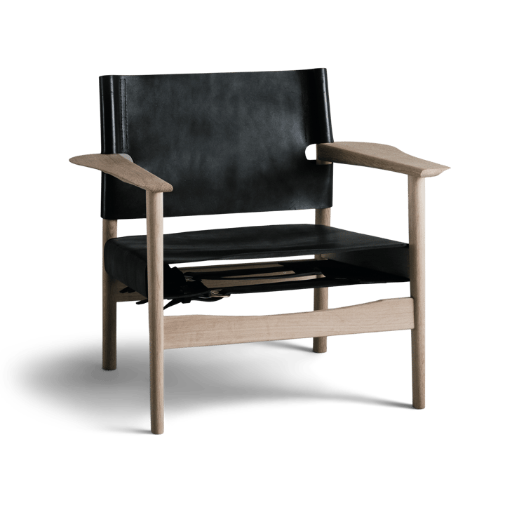Autumn Chair nojatuoli saippuakäsitelty tammirunko - Musta - OX Denmarq