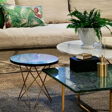 O Table -sohvapöytä - marmori vihreä, ruostumattomasta teräksestä valmistettu jalusta - OX Denmarq
