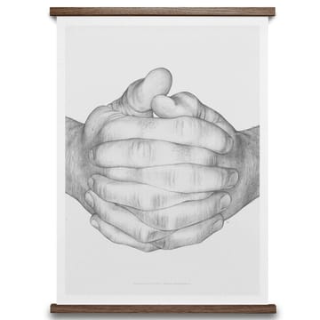 Folded Hands juliste - 50x70 cm - Paper Collective