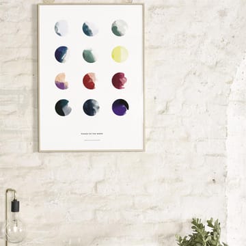 Moon Phases juliste - 50x70 cm - Paper Collective