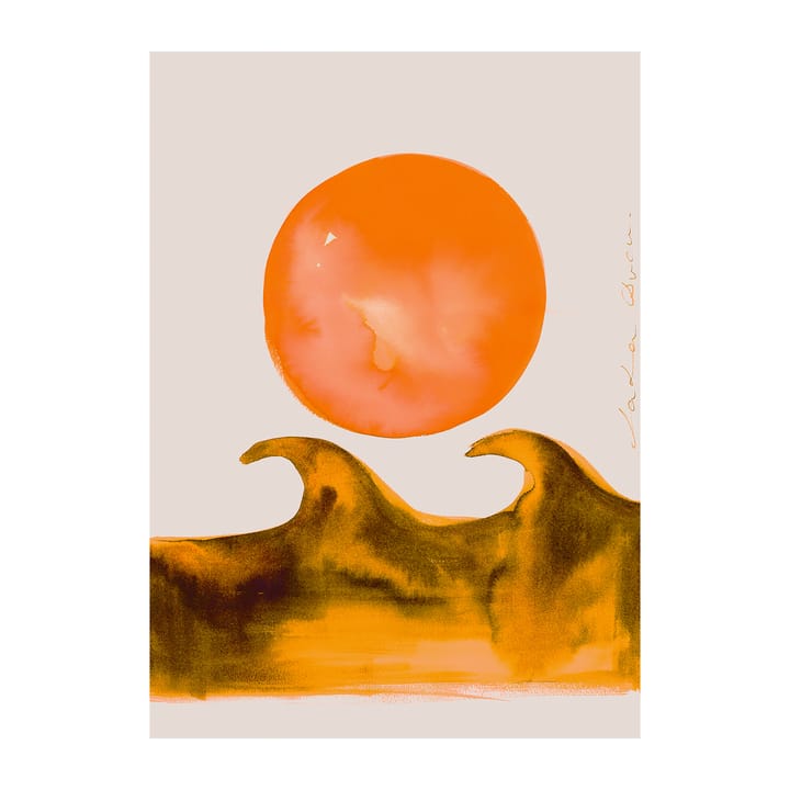 Sunset Waves -juliste - 50 x 70 cm - Paper Collective